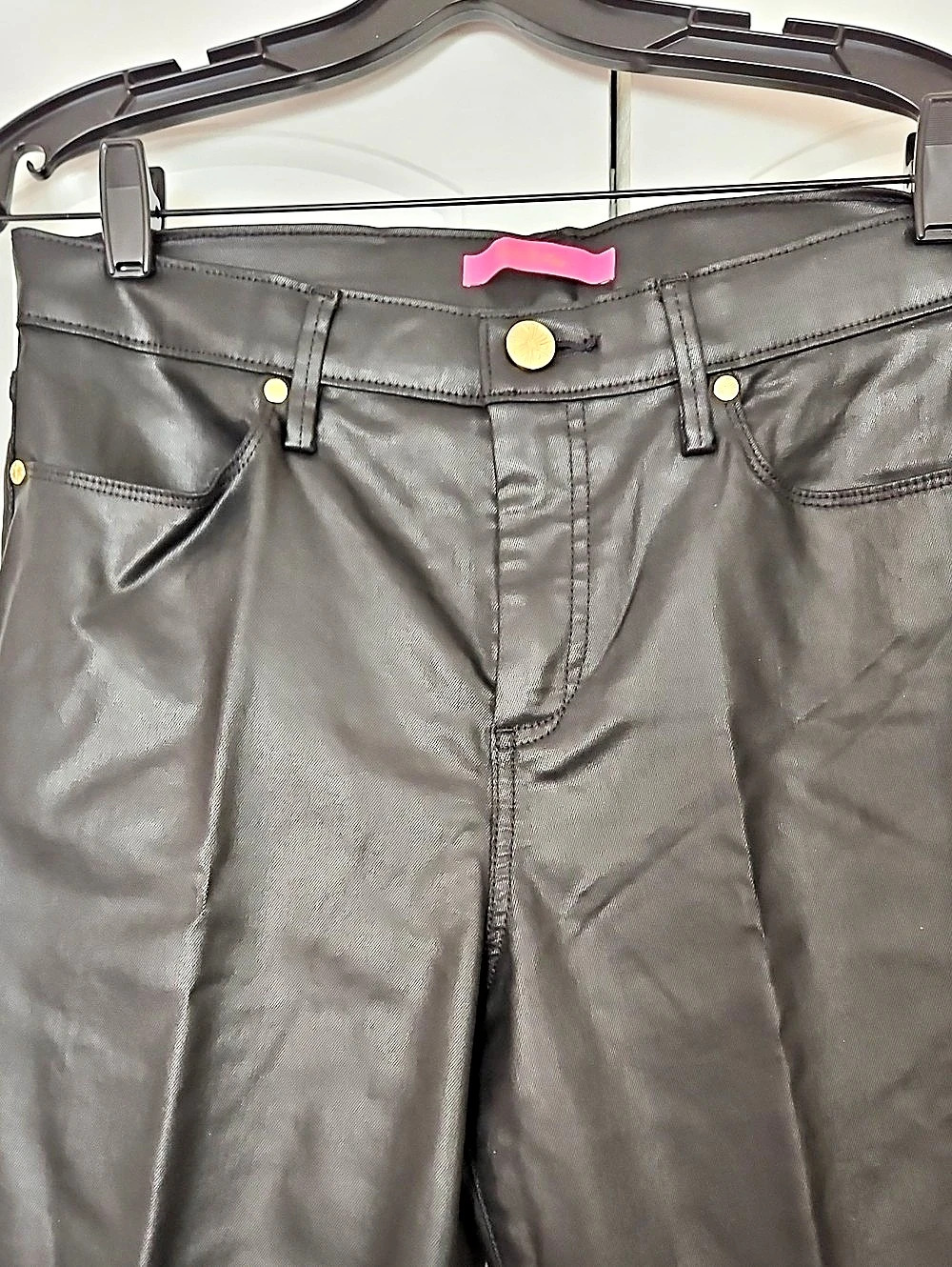 Lilly Pulitzer Coated Black Jeans